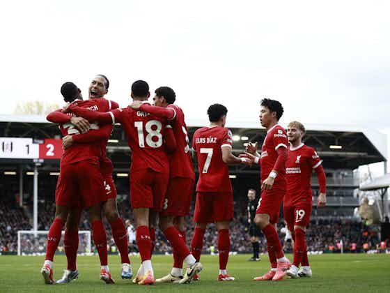 Imagem do artigo:Liverpool vence Fulham e segue na briga pelo título do Inglês