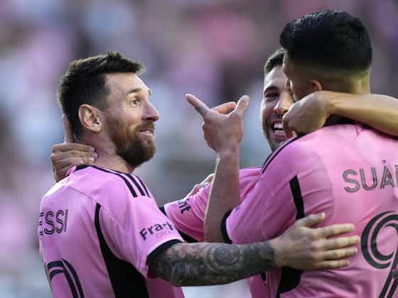 Imagem do artigo:Messi e Suárez marcam duas vezes, e Inter Miami atropela Orlando City na MLS