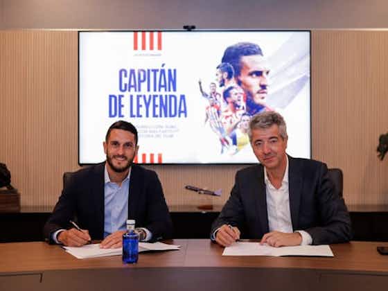 Imagem do artigo:Atlético de Madrid anuncia renovação contratual com Koke, lenda do clube