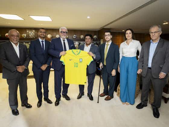 Imagem do artigo:CBF e SIGA firmam acordo para combate ao crime no futebol brasileiro