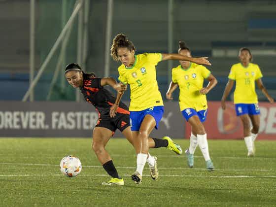 Imagem do artigo:Seleção feminina é superada pela Colômbia e perde a primeira no Sul-Americano sub-20