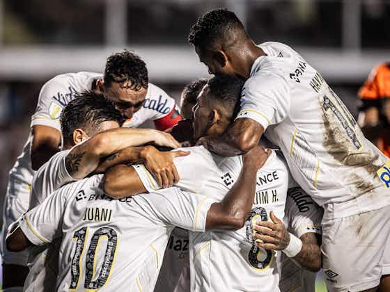 Imagem do artigo:Santos venceu três de cinco partidas contra equipes da Série B em 2024