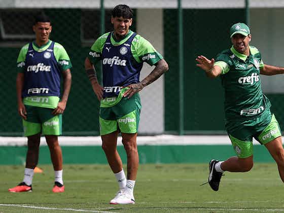 Imagem do artigo:Com Gómez em campo, Palmeiras faz penúltimo treino antes de jogo da semifinal do Paulistão