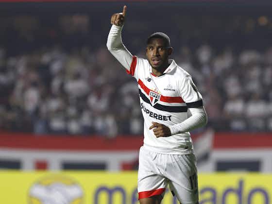 Imagem do artigo:André Silva vibra com 1º gol pelo São Paulo no Morumbis lotado: “Bênção”