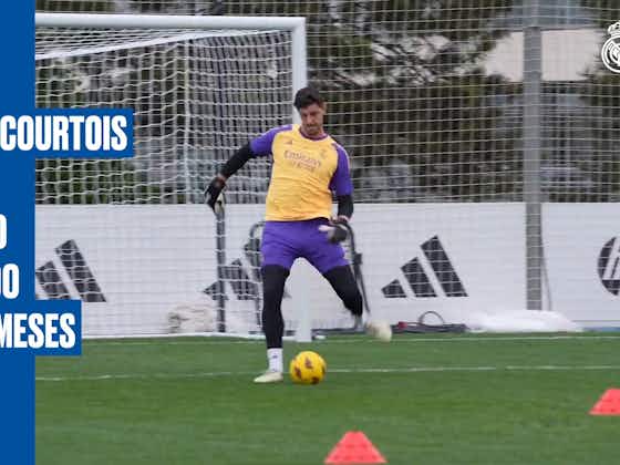 Imagem do artigo:Courtois vive uma temporada de azar no Real Madrid