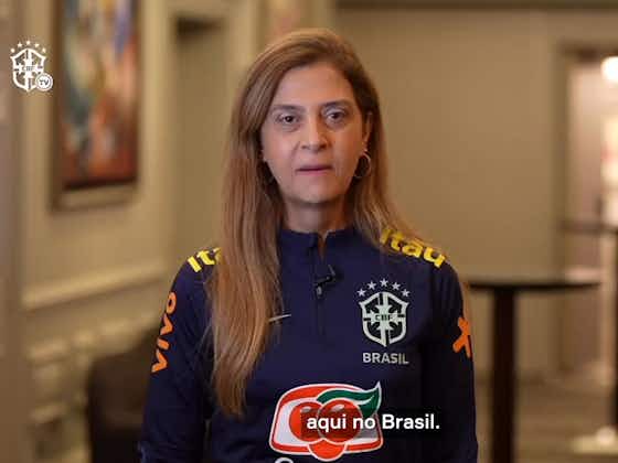 Imagem do artigo:Leila Pereira destaca oportunidade para mulheres com Copa do Mundo Feminina no Brasil