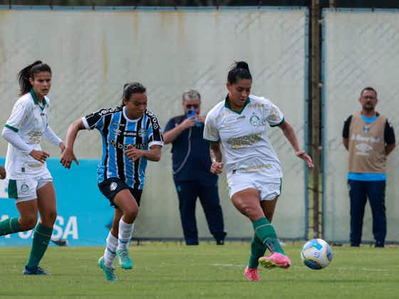 Imagem do artigo:Fora de casa, Palmeiras vence Grêmio e sobe na tabela do Brasileiro feminino