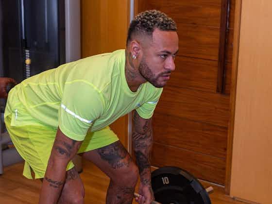 Imagem do artigo:Neymar entra na fase final de recuperação da lesão no joelho