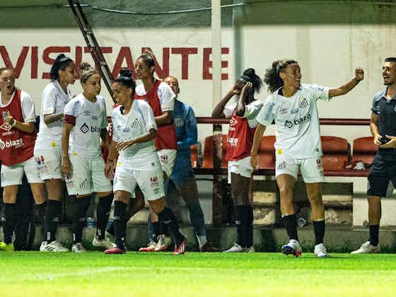 Imagem do artigo:De virada, Santos bate Atlético-MG fora de casa e alcança primeira vitória no Brasileirão feminino