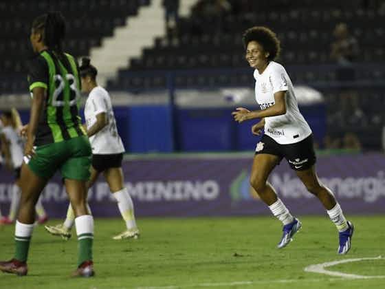 Imagem do artigo:Corinthians goleia América-MG de virada e assume liderança do Campeonato Brasileiro feminino
