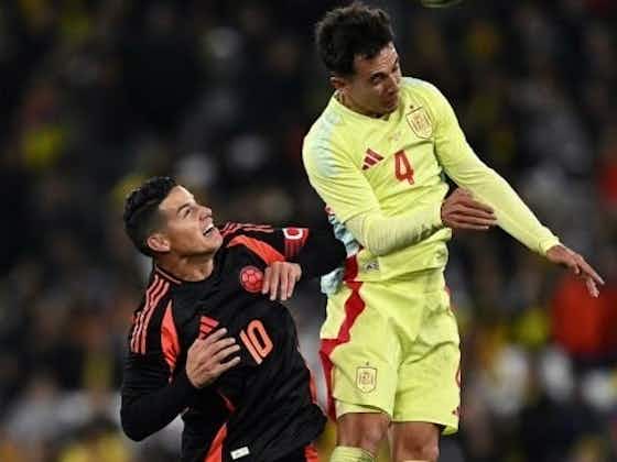 Imagem do artigo:James Rodríguez entra no segundo tempo, e Colômbia vence Espanha em amistoso