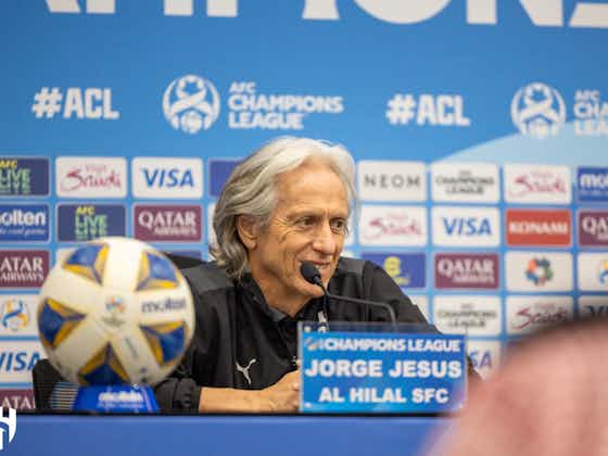 Imagem do artigo:Jorge Jesus se mostra otimista para reverter placar contra o Al Ain pela Champions da Ásia
