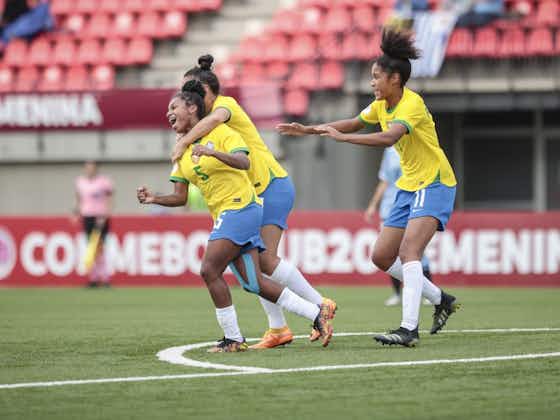 Imagem do artigo:Seleção feminina sub-20 conquista nono título do Sul-Americano e garante vaga no Mundial
