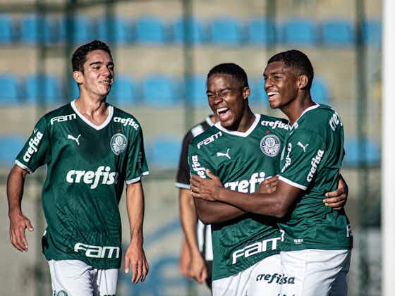 Imagem do artigo:Endrick brilha, Palmeiras goleia Atlético-MG e encaminha vaga à semi da Copa do Brasil sub-17