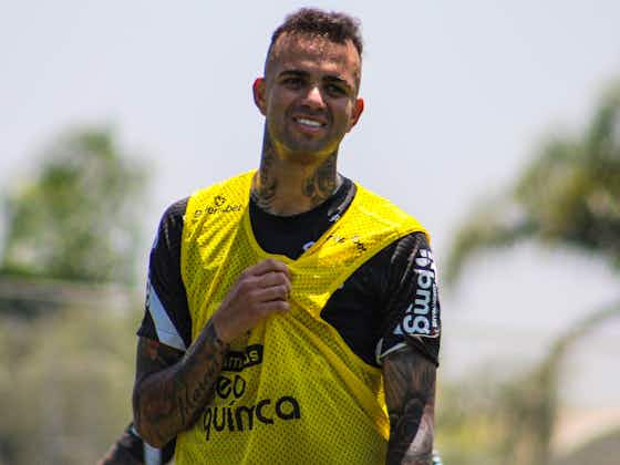 Imagem do artigo:Luan chega ao Santos sem problemas físicos e buscando retomar bom futebol