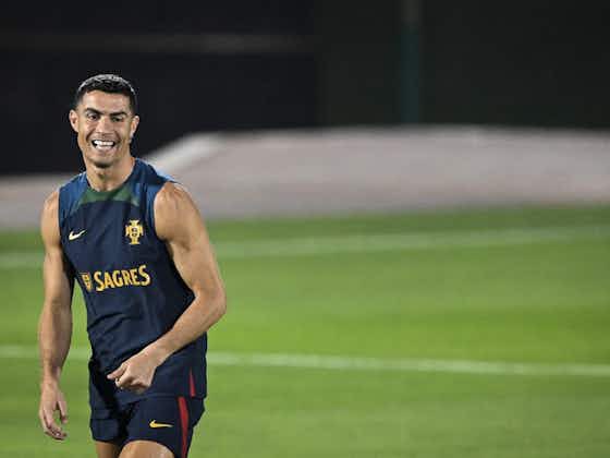 Imagem do artigo:Diante de polêmicas, Cristiano Ronaldo aparece sorrindo em treino dos reservas de Portugal