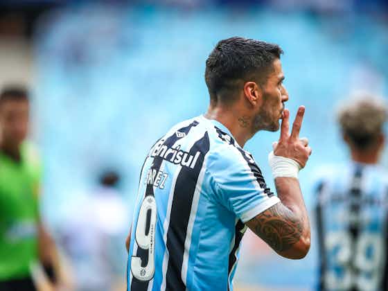 Imagem do artigo:Suárez marca dois e Grêmio vence lanterna Aimoré no Campeonato Gaúcho