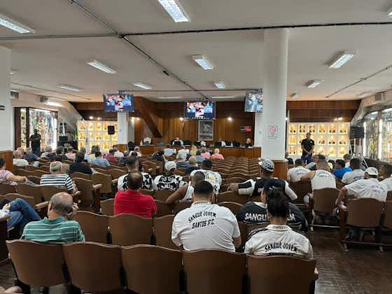 Imagem do artigo:Membros de organizadas do Santos são autorizados a entrar em reunião do Conselho Deliberativo