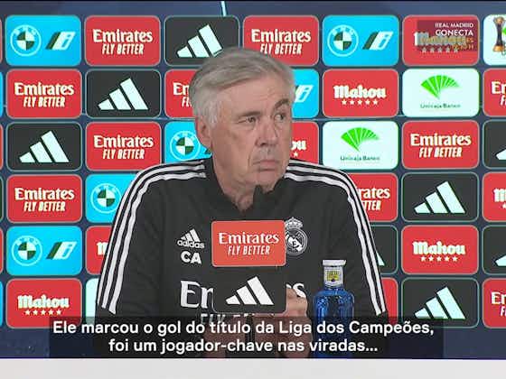 Imagem do artigo:Brasileiros do Real Madrid brincam com Ancelotti sobre Seleção Brasileira