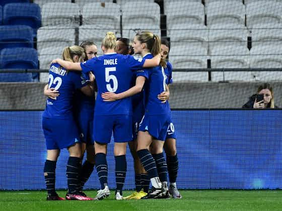 Imagem do artigo:Chelsea e Wolfsburg surpreendem e vencem Lyon e PSG na ida das quartas da Champions feminina
