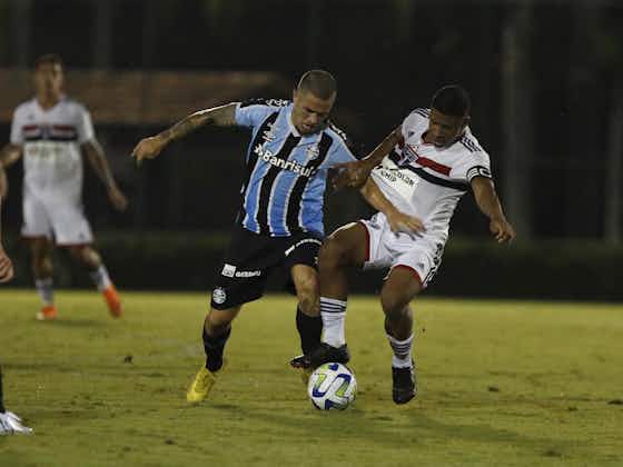Imagem do artigo:São Paulo é derrotado pelo Grêmio e pode ficar na lanterna do Brasileirão sub-20
