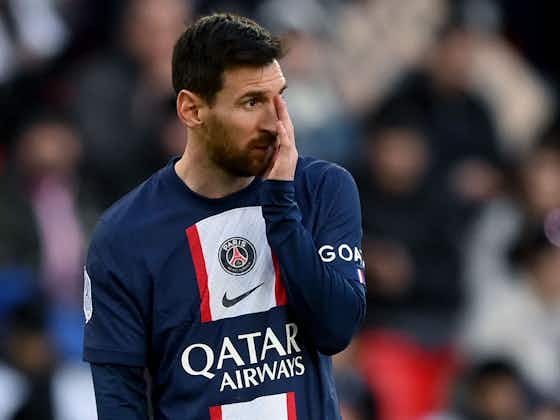 Imagem do artigo:Presidente do PSG explica por que clube não fez grande homenagem para Messi após conquista da Copa: “Era delicado”