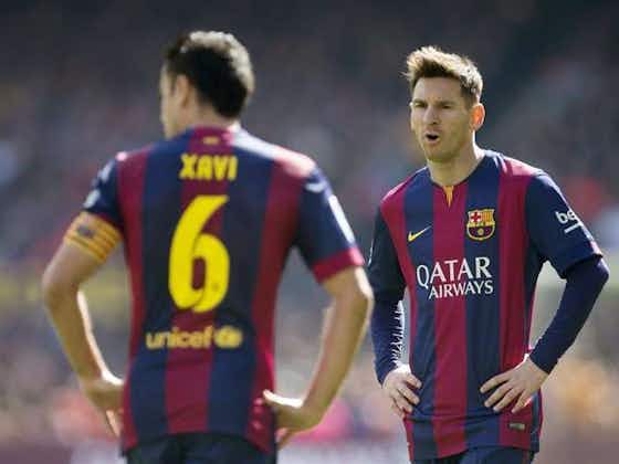 Imagem do artigo:Xavi revela papo com Messi por retorno ao Barcelona e diz: “Decidirá semana que vem”