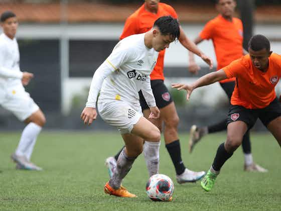 Imagem do artigo:Santos empata com Desportivo Brasil nos Paulistas sub-15 e sub-17