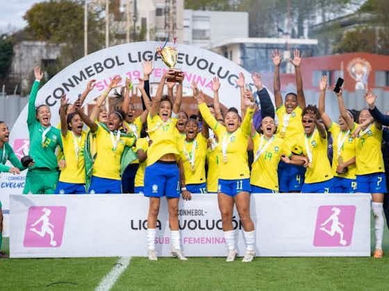 Imagem do artigo:Seleção Brasileira feminina vence o Paraguai e conquista a Liga de Desenvolvimento sub-19