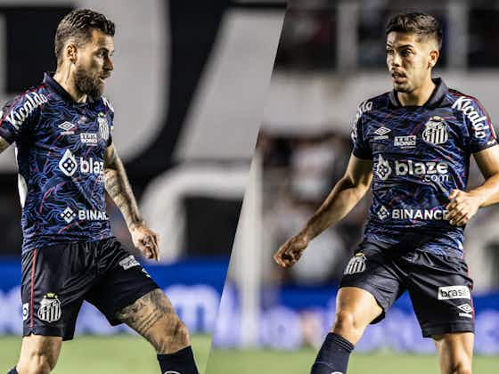Imagem do artigo:Quem joga? Lucas Lima e Nonato se revezam no meio-campo do Santos nas últimas partidas