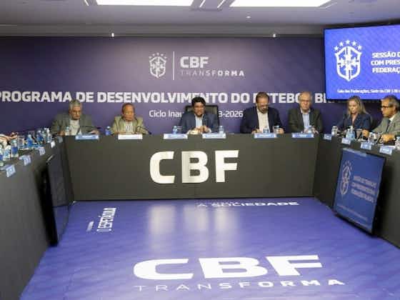 Imagem do artigo:CBF lança programa de desenvolvimento que promete investir R$ 200 milhões no futebol brasileiro