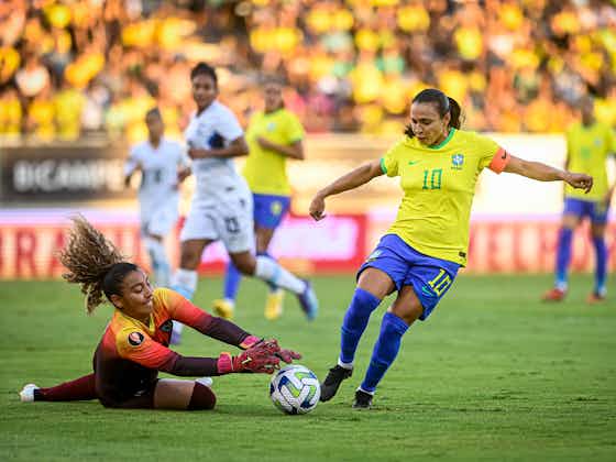 Imagem do artigo:Com gol de Marta, Seleção Brasileira feminina goleia Nicarágua em último amistoso do ano