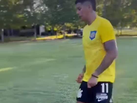 Imagem do artigo:Zagueiro do Boca Juniors, Rojo aparece com shorts do Corinthians em treino