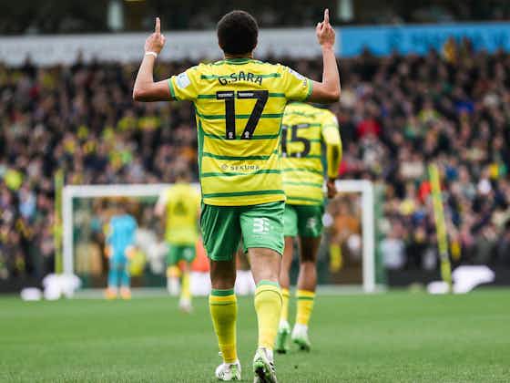 Imagem do artigo:Ex-São Paulo, Gabriel Sara marca golaço pelo Norwich na Segunda Divisão Inglesa