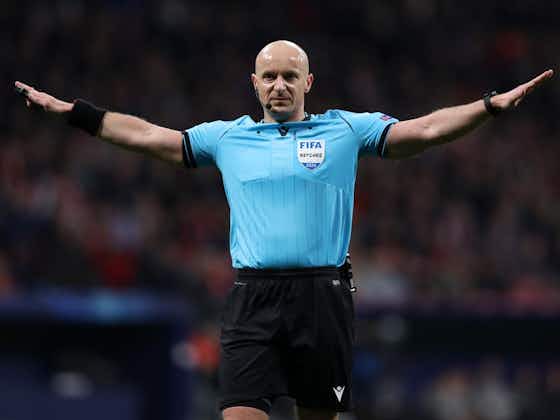 Article image:Champions League final referee Szymon Marciniak keeps role after apology for attending far-right event