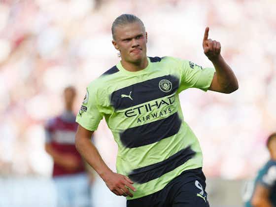 Article image:Erling Haaland’s opening brace steers Manchester City to dominant win at West Ham
