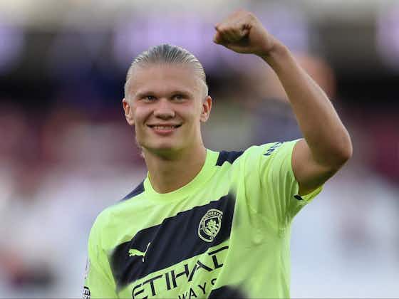 Article image:Pep Guardiola backs ‘calm’ Erling Haaland to cope with Manchester City spotlight