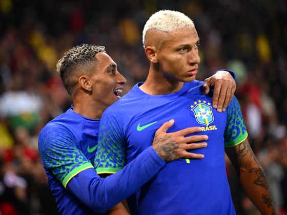 Article image:Richarlison racially abused with banana during Brazil win over Tunisia in Paris