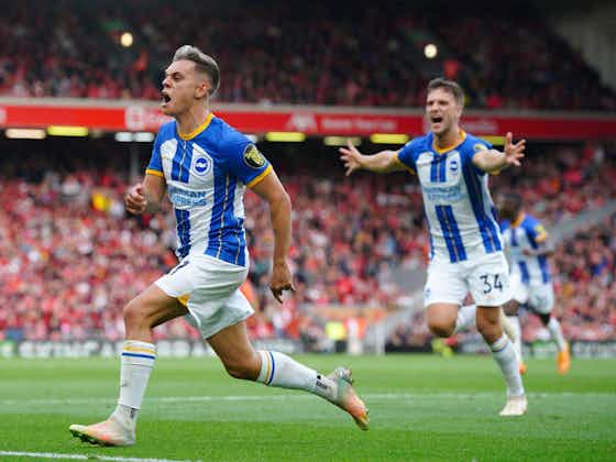 Article image:Leandro Trossard hat-trick snatches Brighton brilliant draw at Liverpool