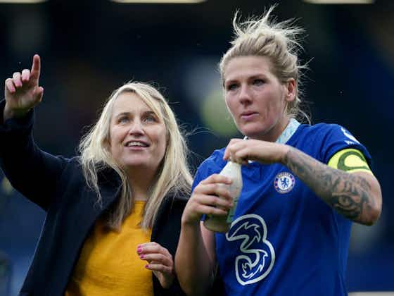 Article image:Emma Hayes calls for price hike as Chelsea fans pack Stamford Bridge for big win over Tottenham