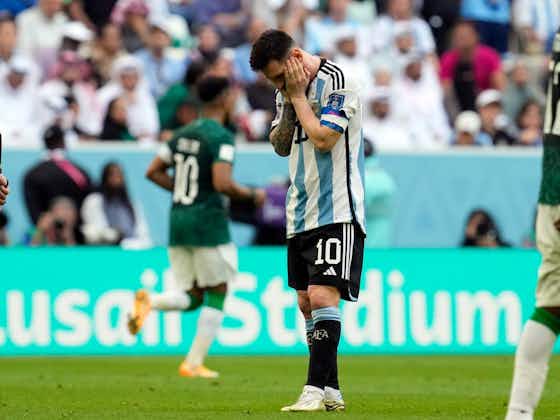 Article image:Argentina vs Saudi Arabia player ratings: Lionel Messi struggles in stunning loss
