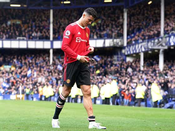 Article image:Cristiano Ronaldo handed two-game ban and £50,000 fine over Everton fan incident