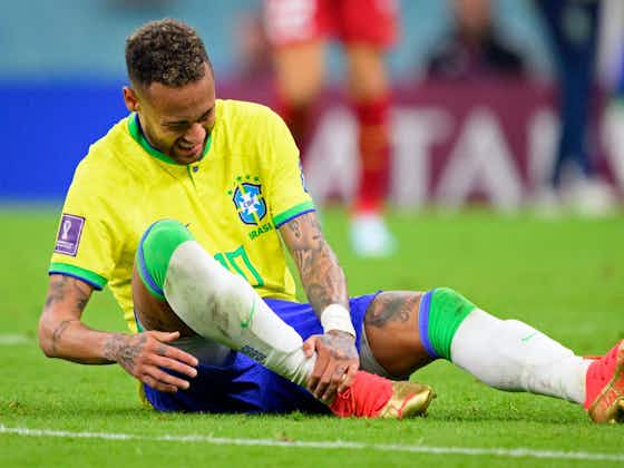 Article image:Neymar ruled out of Brazil’s remaining World Cup group stage games with ankle injury