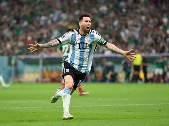 Article image:Lionel Messi says Argentina finally arrived at the 2022 World Cup in second half against Mexico