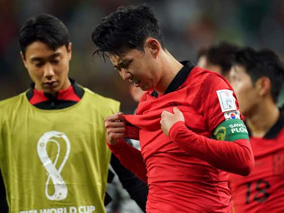 Article image:Son Heung-min in tears over ‘lack of justice’ against Ghana