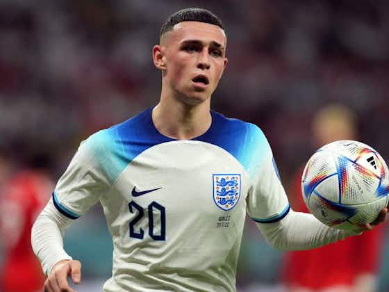 Article image:Phil Foden felt World Cup pressure after England fans’ call to start Wales game