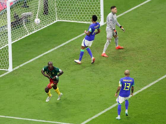 Article image:Brazil suffer shock World Cup defeat to Cameroon – but too little too late for African side