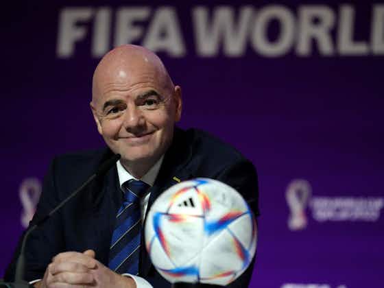 Article image:Fifa president Gianni Infantino hails World Cup group stage as ‘best ever’