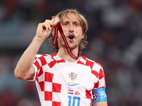 Article image:Luka Modric gives update on Croatia future after playing last World Cup game