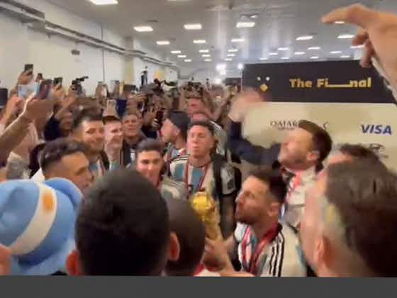 Article image:Lionel Messi and Argentina sing ‘I don’t care what the f*****g journalists say’ in front of World Cup media